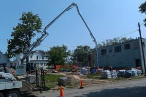 Concrete Basement Installation, West Side